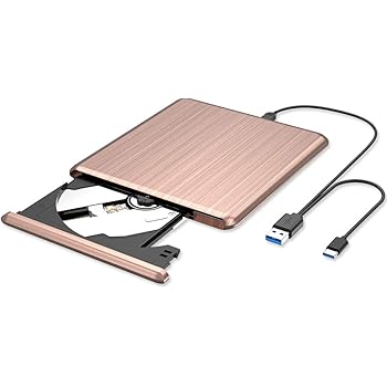 Amazon.com: External DVD Drive USB 3.0/Type-C Slim Slot-in CD/DVD+/-RW