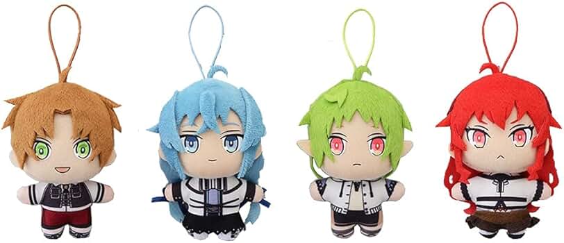 無職転生 デフォルメぬいぐるみ ルーデウス シルフィエット ロキシー フィッツ 無職転生】シルフィエットとロキシーのぬいぐるみが登場