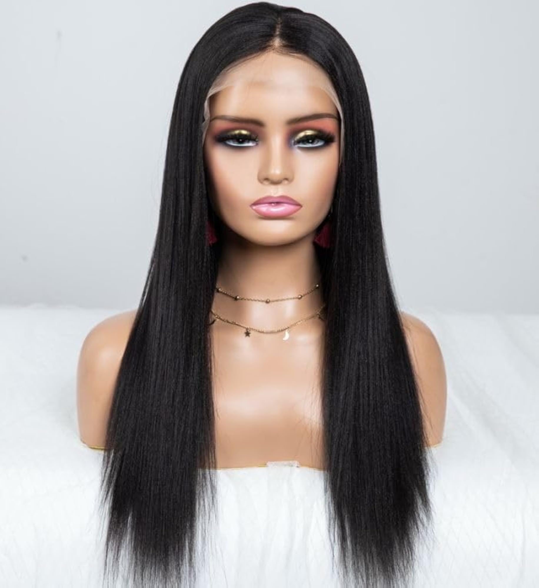 Full Head Coverage Straight Human Hair Wig