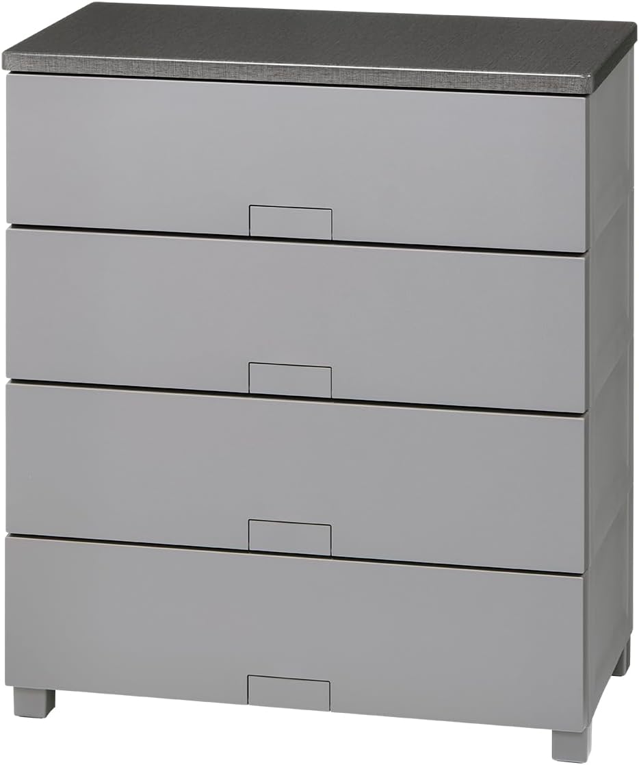 Tenma Chest, Finished Product, Fits Chest, Full Flat, 4 Tiers, Drawer, Width 29.5 x Depth 16.1 x Height 33.5 inches (75 x 41 x 85 cm), Patented Storage Case, Costume Case, Made in Japan, Recycled
