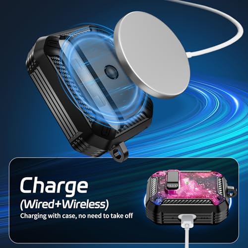 Image of for AirPods Pro 3 Case (2025 New), Secure Lock Cases Cover with Cleaning Kit & Keychain Compatible with Airpods Pro 3rd Generation Case for Men Women, Powerful Drop Protection