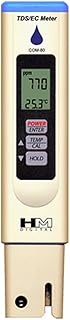 HM Digital COM-80 EC/TDS Hydro Tester Handheld Pen Meter Testing Water Quality ?S mS ppm PPT Measuring Kydroponics & Gardening, Pools & Spas, Aquariums & Reef Tanks, Water Ionizers, Drinking Water