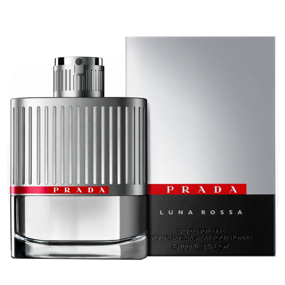 Amazon.com : Prada Luna Rossa Eau de Toilette Spray for Men, 3.4