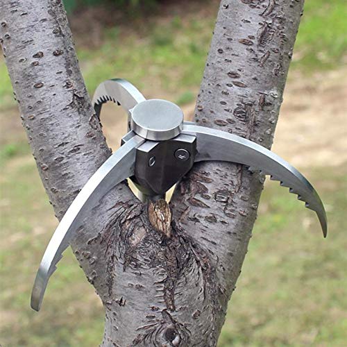 Ataque de mosquetón plegable, Garfio Hook plegable de la supervivencia garra multifuncional de acero inoxidable para la escalada al aire libre que acampa yendo de árbol de la roca de la montaña