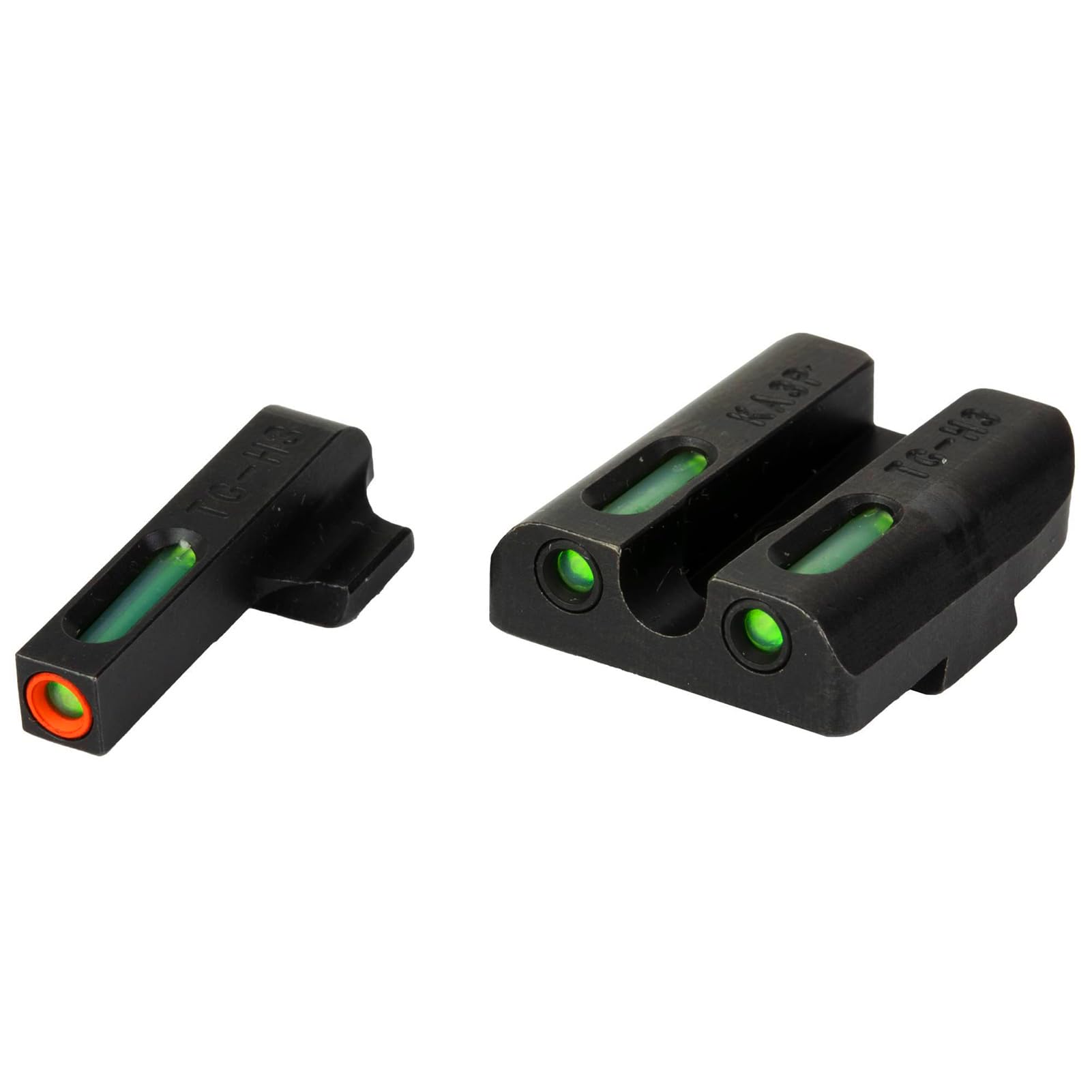 Truglo TFX PRO Handgun Sight, Glowing Shock Proof Tritium and Fiber Optic Night Sight for Handguns, Compact, Durable, and Snag Free Sight