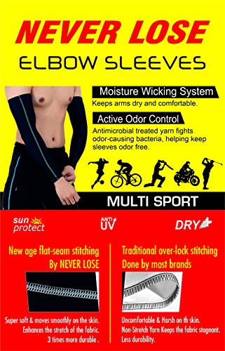 Image of NEVER LOSE Combo Arm Sleeves with UV Protection for Sports & Driving