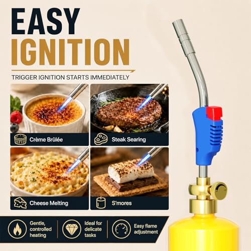 Image of Mapp Gas Torch Head, 360 Rotatable Propane Torch, Welding Torch