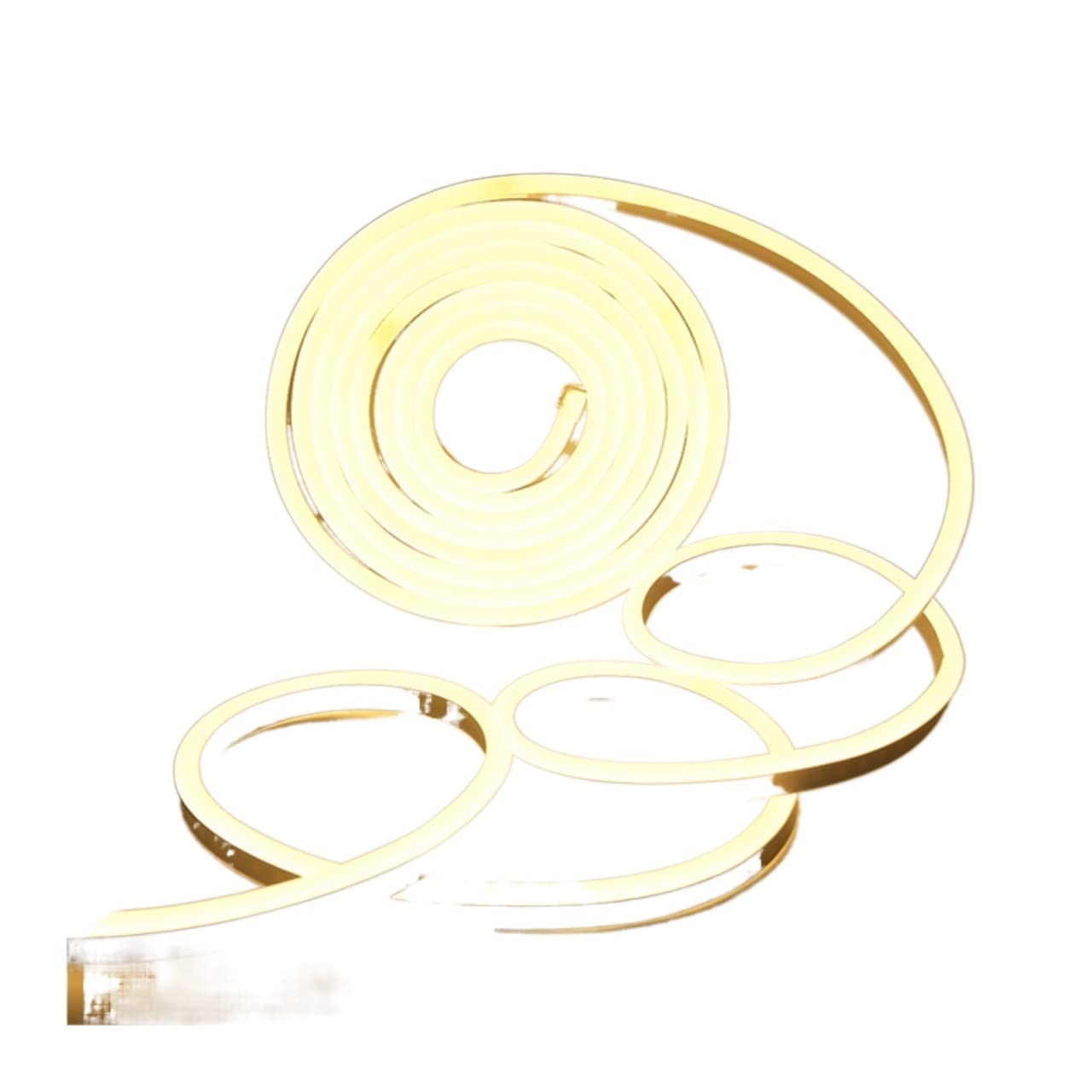 Tira de luces de neón Led regulable 2835 120LED/m 220V 110V 23key Dimmer Power Kit lámpara de neón luces de cuerda Flexible impermeables (Color : 220V Warm White, Size : 5m)