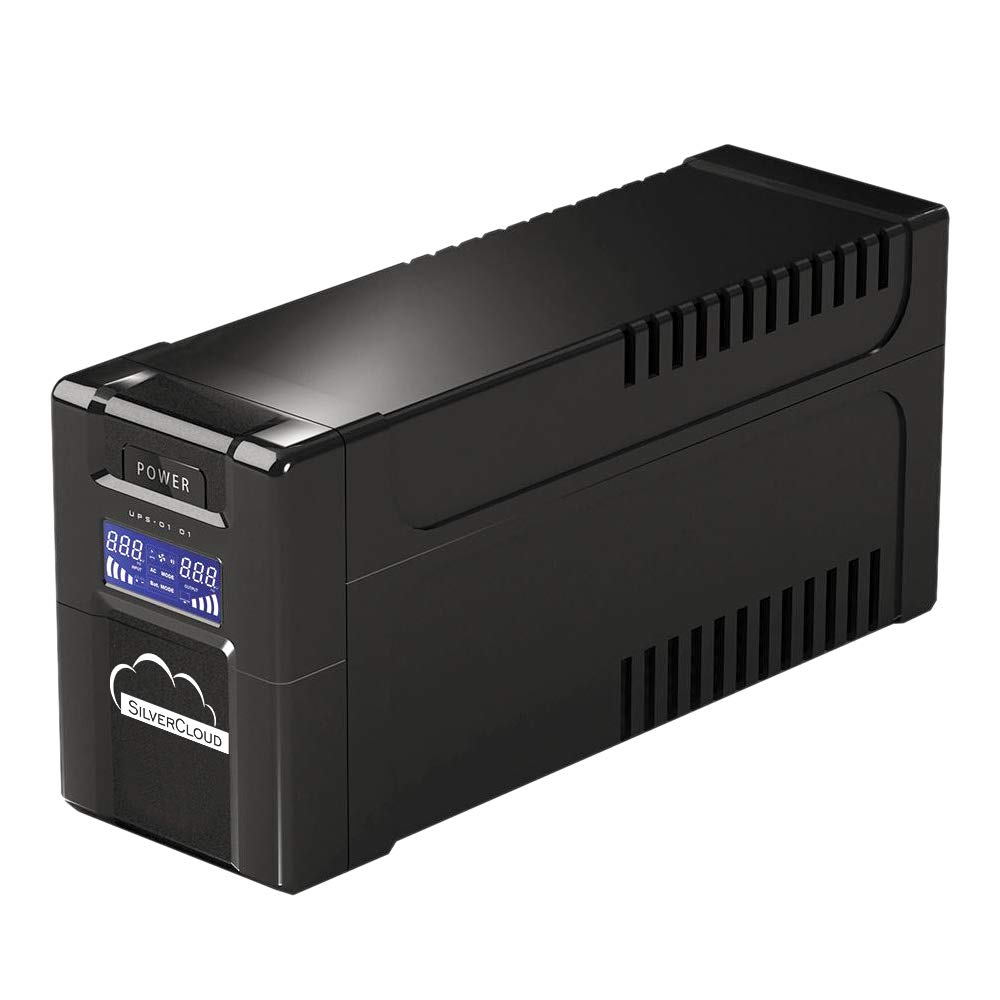 SilverCloud ups SafePC 650AVR Power 360 W Schermo LCD Software di monitoraggio del PC