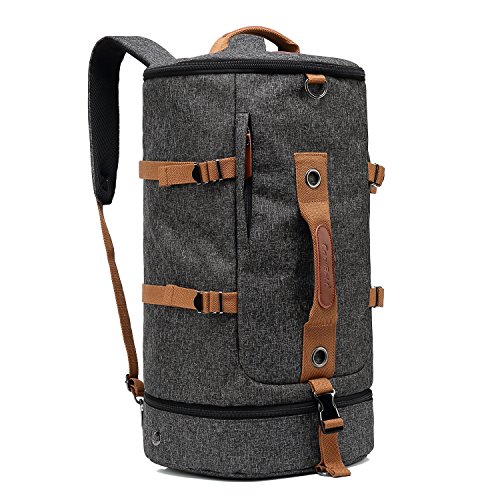 CoolBELL Sport Backpack Convertible Bag Shoulder Bag Briefcase 45L Travel Knapsack Light-Weight Water-Resistant Backpack Sport Duffel Fits 17.3 Inch Laptop for Men/Women (Black)