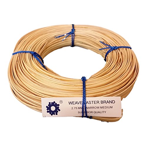 270' Coil of Cane with a Binder Strip, Choose Your Size: Superfine 2mm, Fine-fine 2.25mm, Fine 2.5mm, Narrow-Medium 2.75mm, Medium 3mm (Narrow-Medium 2.75mm)