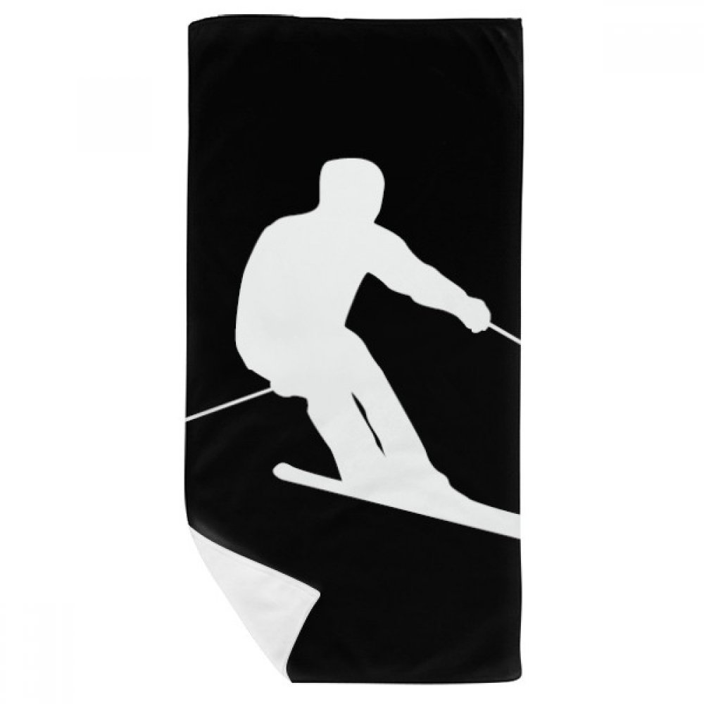 Ski serviette de bain sport hiver multicolor pour le séchage du visage après l'effort