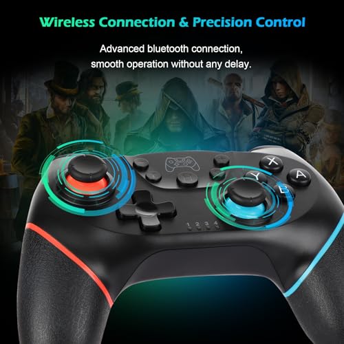 Manette Switch sans fil rechargeable Sendowtek Bluetooth pour PC