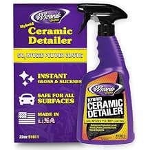 Wizards Select Hybrid Quick Ceramic Detailer Spray - 22 fl oz - SiO2 Infused Polymer Coating & Ceramic Spray Wax to Protect Paint, Ceramic Coat, Wax & Sealants