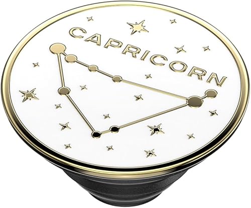 Miniatura 6 de PopSockets - Agarre para teléfono con soporte expansible, signo del zodiaco - Capricornio