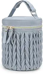 Bolsa térmica para leite materno, bolsas térmicas para bebês, bolsas térmicas para mamadeiras em movimento, para mães que amamentam, creche, viagem (azul claro)