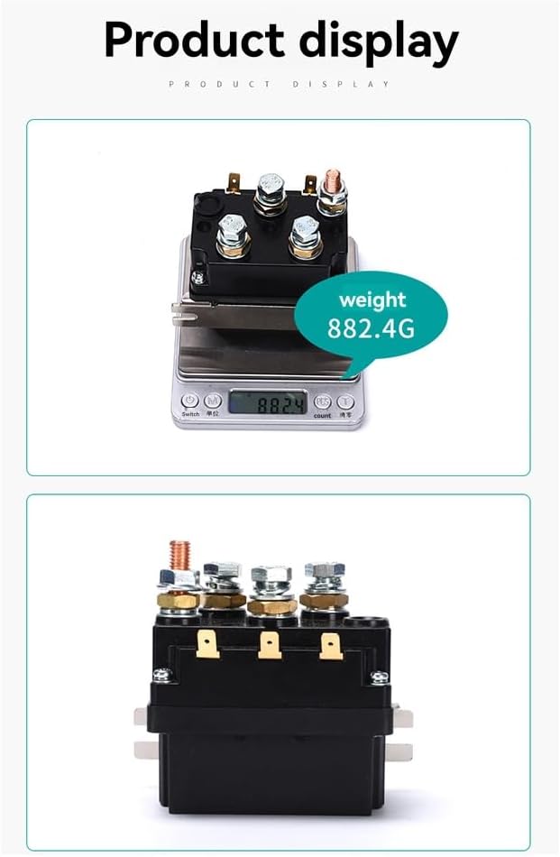ウィンチ Wajbpom 12V 600A 電動ウインチリレー 4500 (ATV ウインチリレー