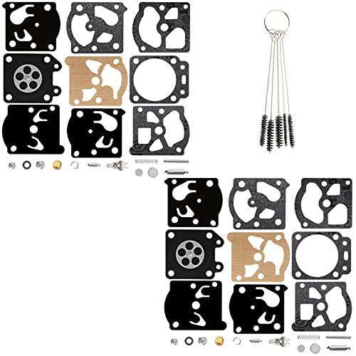 QAZAKY Pack of 2 Carburetor Diaphragm Gasket Rebuild Repair Kit Compatible with K24-WAT WT Carb WT-274 WT-424 WT-592 WT-620 WT-621 WT-626 WT-630 WT-631 WT-640 WT-643 WT-649 WT-669 WT-670 WT-671 - Image 3