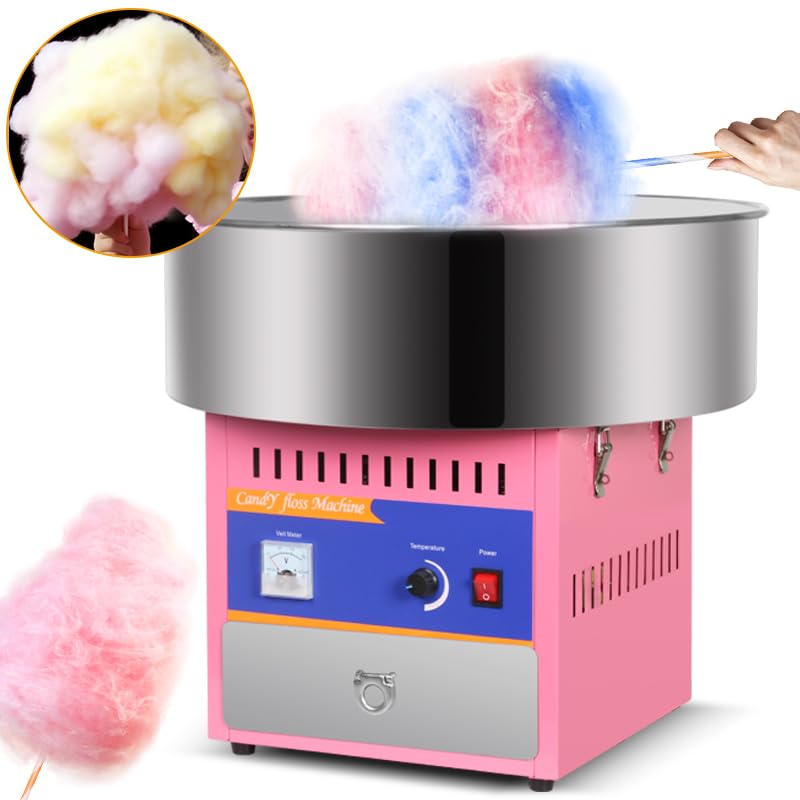 特価：綿菓子製造機 ステンレス製 ピンク Amazon.co.jp: Kisigim 110V業務用綿菓子製造機 ステンレス鋼