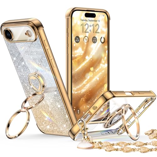 Coque iPhone 2025 Air transparente à paillettes, l'accessoire idéal des sorties entre amies