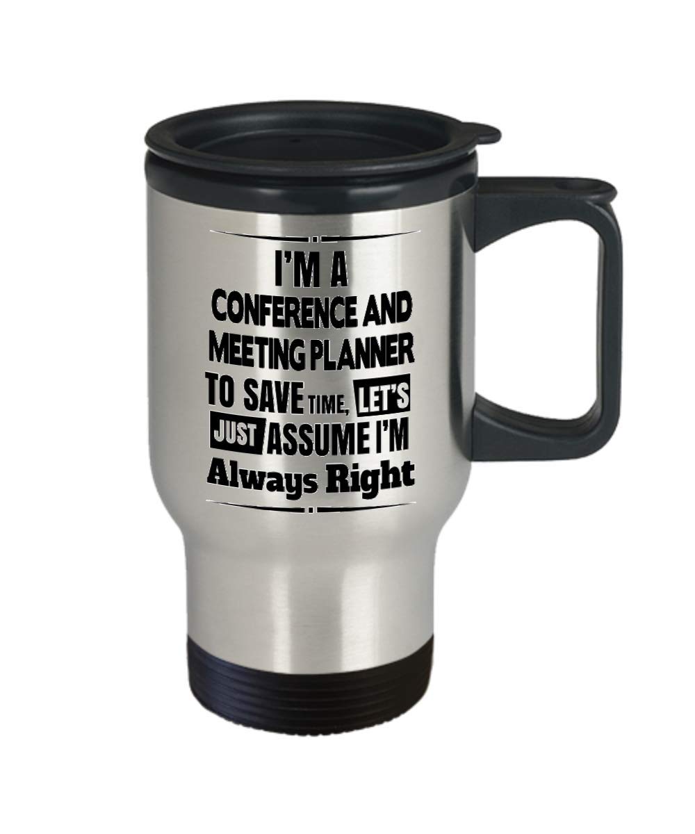 Conference And Meeting Planner Gifts For Women - Travel Mug, Stainless Steel Insulated Tumbler Conference And Meeting Planner Thermos Cup, Conference And Meeting Planner Appreciation And Graduati