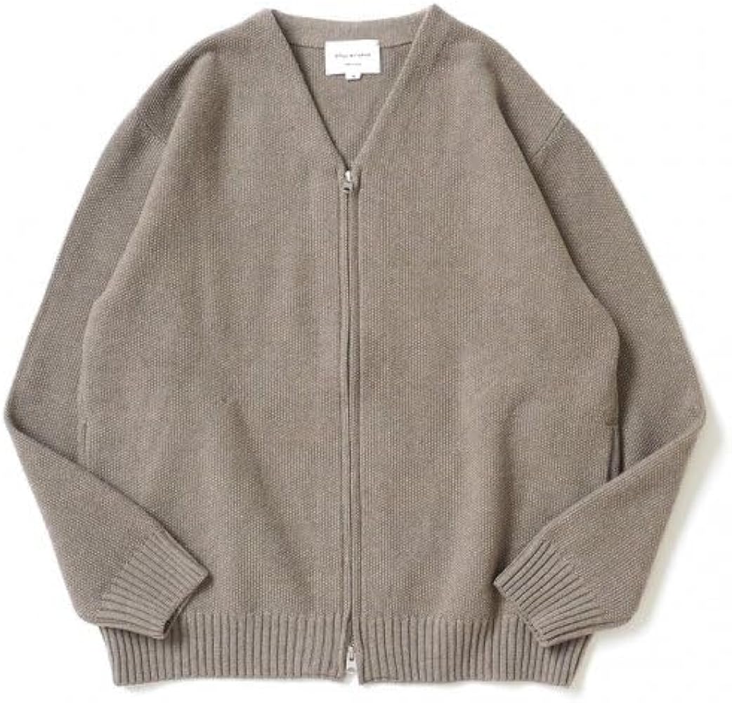 STILL BY HAND スティルバイハンド ジップフロント ニットブルゾン STILL BY HAND スティルバイハンド ジップフロント ニットブルゾン