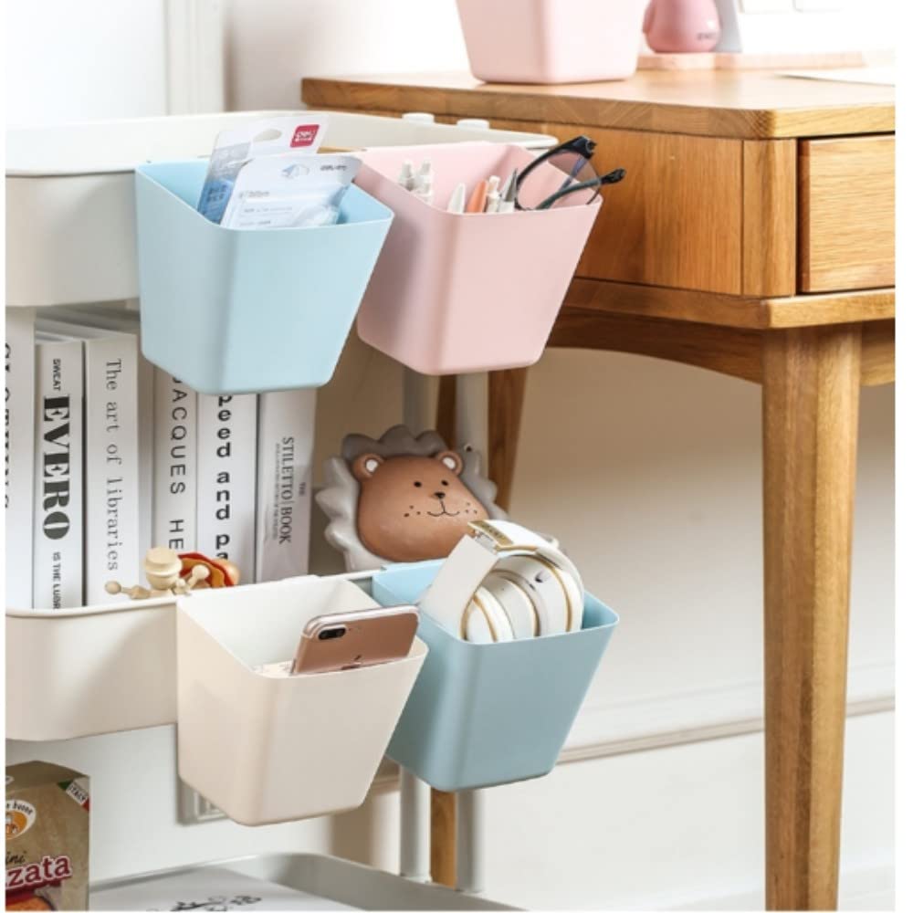 HURRISE Lot de 6 Porte-telecommande Mural Adhesif pour Telephone Boite de Rangement Organisateur