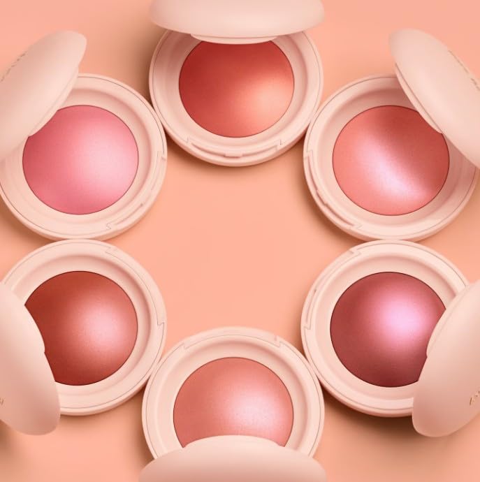 RARE BEAUTY Original | Soft Pinch Luminous Powder Blush - Colorete en polvo | 2.8 gramos/oz. | VEGANO | by BELLA | (HAPPY, 2.8 g (Paquete de 1))