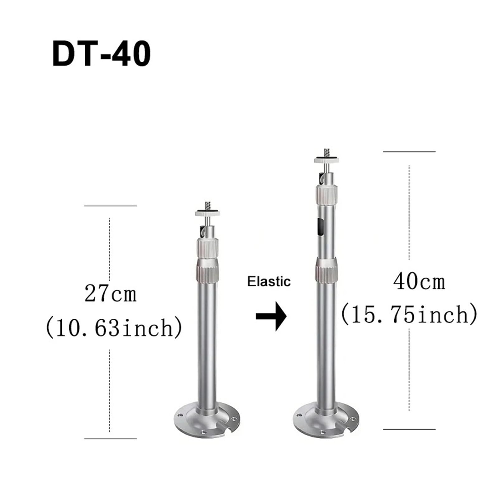 Trípode for proyector, 20/40/60 cm, 1/4", HY300 Pro HY320