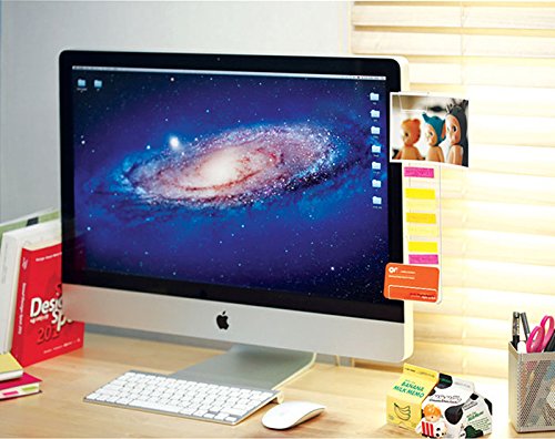 Home-organizer Tech Notes Holder and Reminder Memo Board for Computer Monitors Screen Acrylic Message Boards Memo Pads (Left) - Thumbnail 3