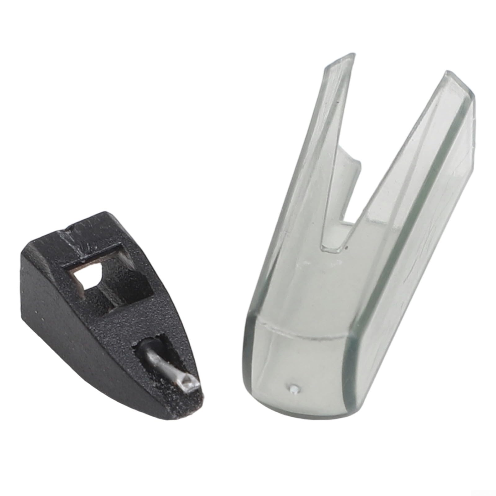 Stilo di ricambio per cartuccia Ortofon OM Super Giradischi, ABS di alta qualità e ago in metallo, prestazioni audio migliorate e design per una riproduzione audio precisa (nero)