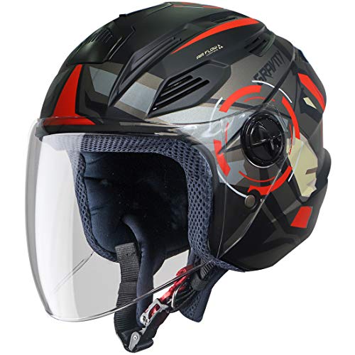 Image of Steelbird SBA-6 7Wings Gravity Open Face ISI Certified ABS Helmet
