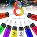 DQFART Tattoo Fluorescent Ink 0.65 oz (20ML) 8 Color UV Tattoo Ink TI-002