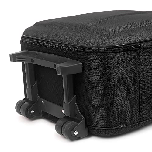 Image of Lightweight Model Polyester Soft-Side 65cm Medium Luggage Trolley, Grey