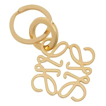 【新品・未使用】ロエベ キーリング キーホルダー ローズゴールド 中古・古着通販】LOEWE (ロエベ) アナグラムキーリング ローズ