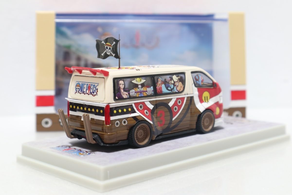 Amazon | Tarmac 1/64 ワンピース ミニカー ハイエース ワイドボディ