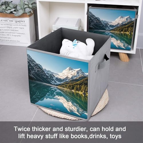 Organiser les vêtements facilement avec la boîte pliable Lac alpin pour dressing net