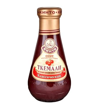 Magiya vostoka Tkemali Classic Cherry Plum Sauce for Meat, Grill and Barbecue 300g10.58oz Traditional Georgian Cuisine by Kinto Sweet and Sour