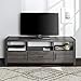 Walker Edison Industrial Modern Wood and Metal TV Stand for TV's up to 64