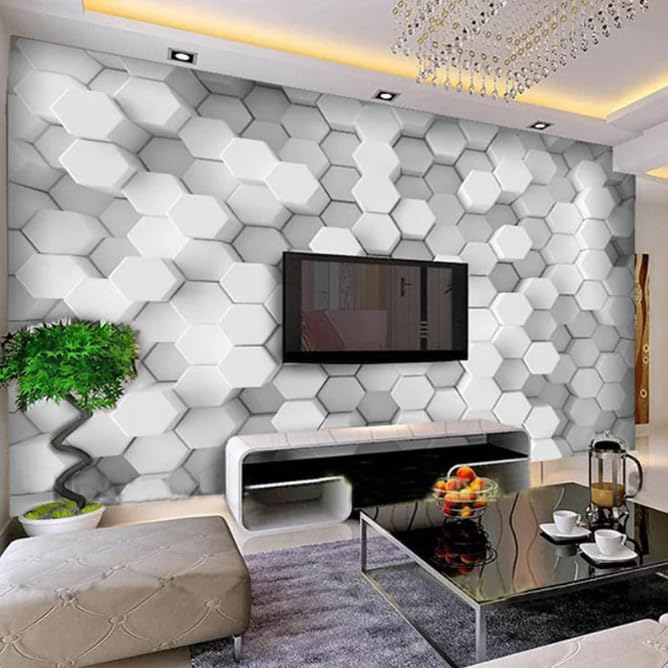 Décor à la maison moderne : papier peint photo effet 3D luxe 400x280 cm