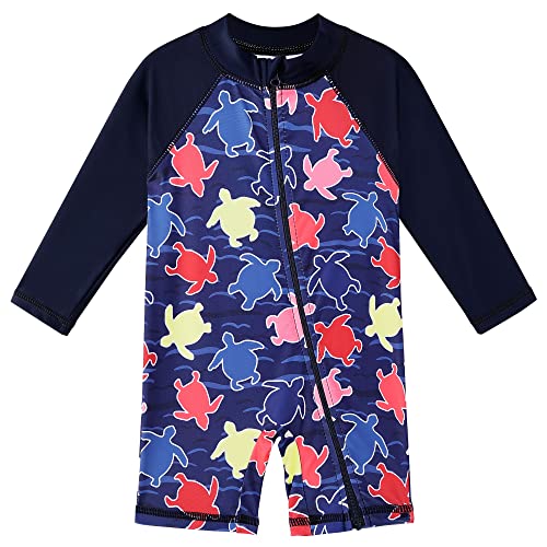 Image of XFGIRLS Baby Boys Swimsuit Toddler Sunsuit UPF 50+ Sun Protection One Piece Beach