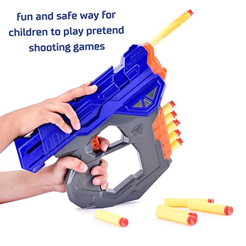 Image of Big Gun Toy with 10 Safe Soft Foam Bullets | Gun Toy | Gun Pistol | Game for Kids| Big Gun Toy for 8+ Years Kids
