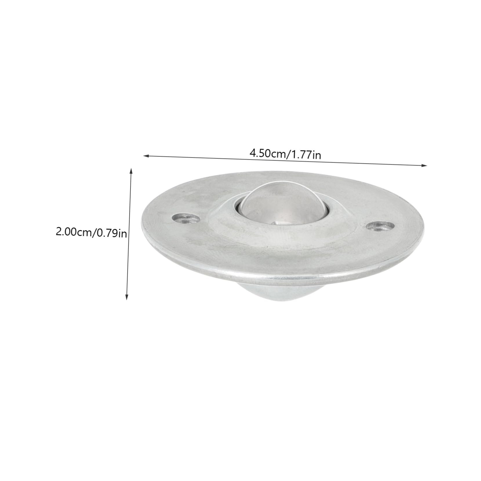 KICHOUSE 8pcs Universal Ball Transfer Ball Bearing Swivel Caster Roller Transfer Bearing Roller Caster Rollers Ball Transfer Ball Casters Bearing Swivel Casters Chair Wheels Steel