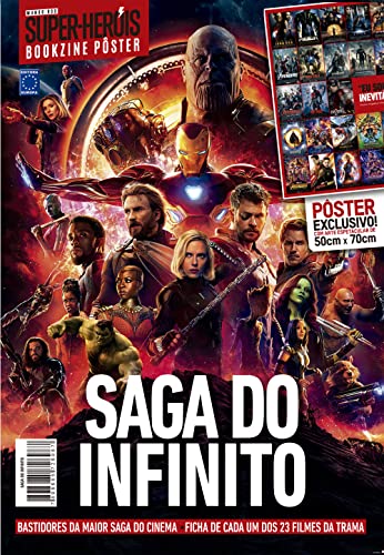 Superpôster Mundo dos Super-Heróis - Vingadores Saga do Infinito - Arte A
