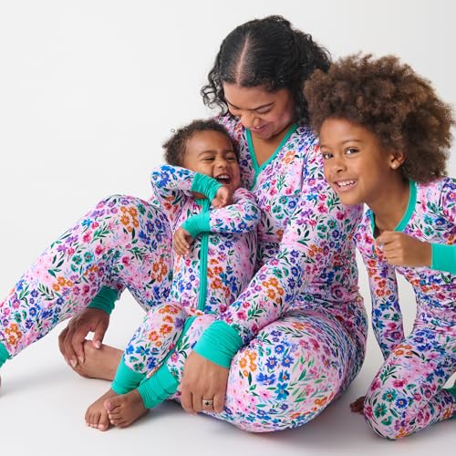 Image of Little Sleepies Womens Pajama Top, Viscose from Bamboo, Henley Button Up Nursing PJs, Family Matching Pajamas for Women Set
