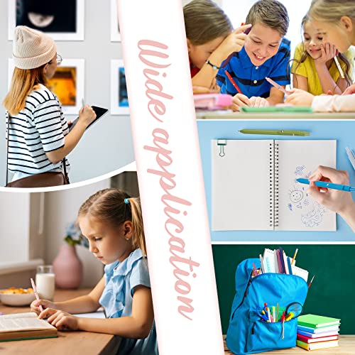 40 Pieces Cute Aesthetic Pens Gel Pens Quick Dry Ink Pens Fine Point Pen Black Ink Cute Pens 0.5 Mm Retractable Rolling Ball Gel Pens Smooth Writing Pens For School Office Home Supplies, 10 Colors #TOP6