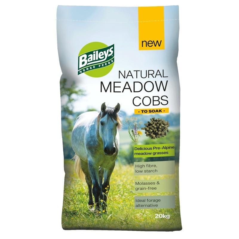 Baileys Natural Meadow Cobs Horse Feed for Horses 20kg