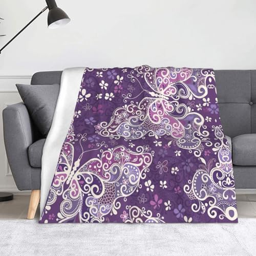 Couverture douce et chaude en microfibre légère pour camping et voyage