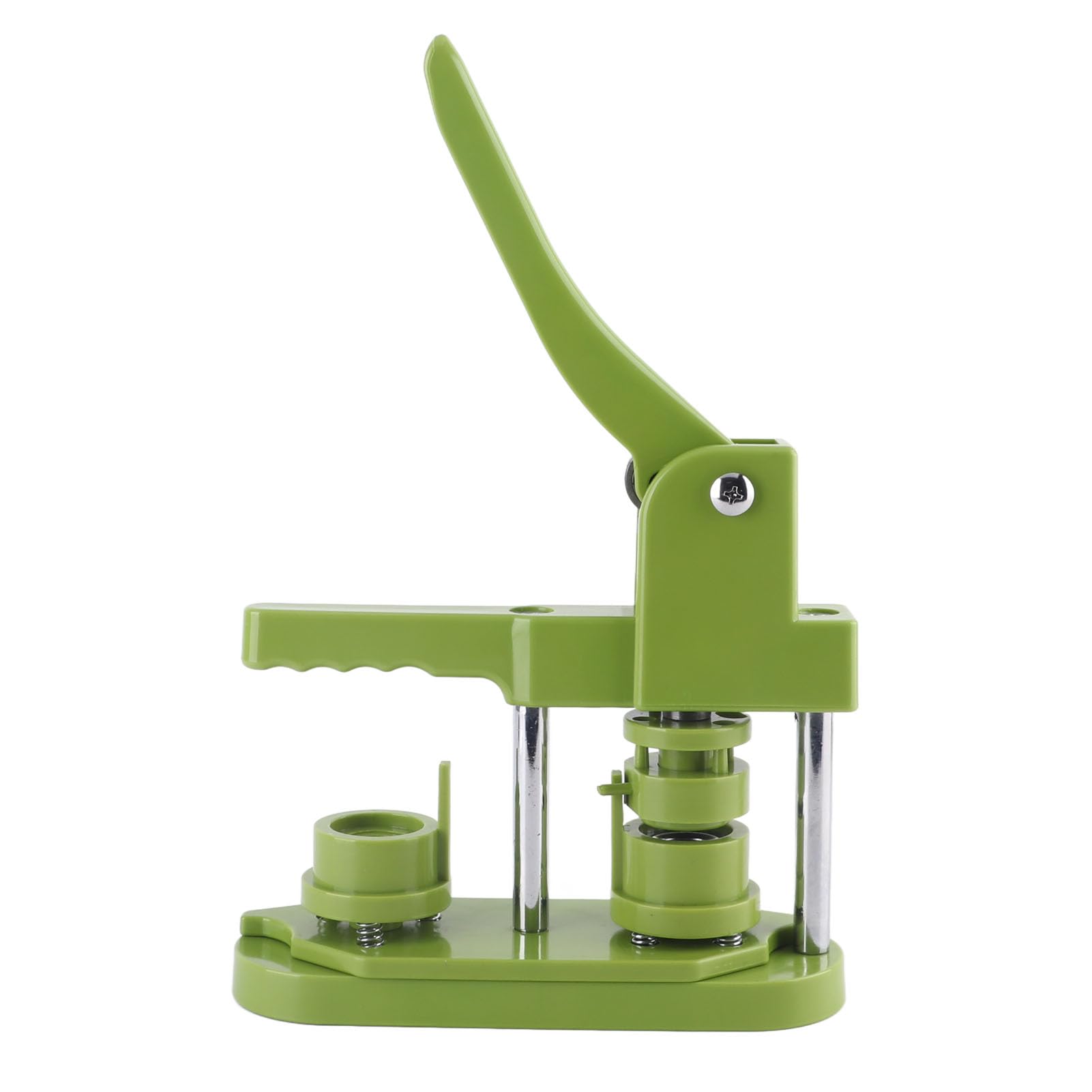 Macchina per Creare Bottoni, Kit Macchina per Creare Spilli in ABS con Parti da 100 Pezzi, Libro con Modelli, Taglierina di Carta, Impugnatura Ergonomica, per Lavoretti con Badge Fai da Te