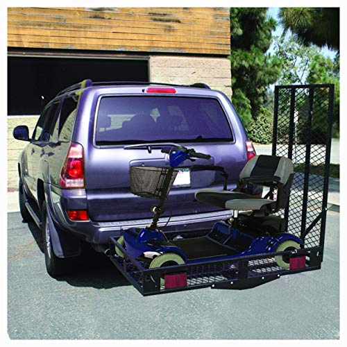 Motor Vehicle Carrying Racks, 500 lbs Folding Strong Loading Ramp Wheelchair Carrier